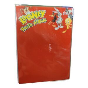 Vintage Looney Tunes Photo Album Retro 1998 Warner Bros Daffy Sylvester